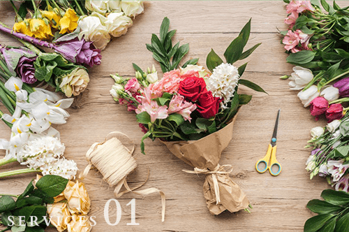 誕生日・記念日のフラワーギフト