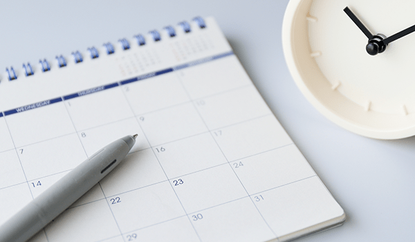 カレンダーと時計